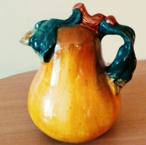 Large Sakura Sonoma China Hand Ptd Pear Pitcher